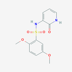 2,5-dimethoxy-N-(2-oxo-1H-pyridin-3-yl)benzenesulfonamide