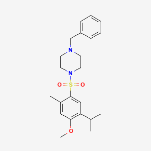 1-Benzyl-4-[(5-isopropyl-4-methoxy-2-methylphenyl)sulfonyl]piperazine