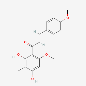 molecular formula C18H18O5 B1149392 3'-Methyl-4-O-methylhelichrysetin CAS No. 109471-13-8
