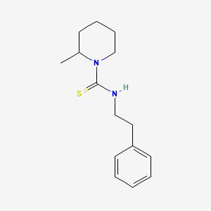 2-methyl-N-(2-phenylethyl)piperidine-1-carbothioamide