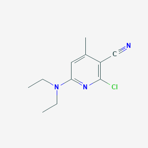 2-Chloro-6-(diethylamino)-4-methylpyridine-3-carbonitrile