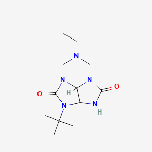 2-(tert-butyl)-6-propyltetrahydro-5H-2,3,4a,6,7a-pentaazacyclopenta[cd]indene-1,4(2H,3H)-dione