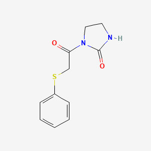 1-[(Phenylsulfanyl)acetyl]imidazolidin-2-one