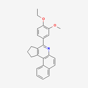 4-(4-ethoxy-3-methoxyphenyl)-2,3-dihydro-1H-benzo[f]cyclopenta[c]quinoline