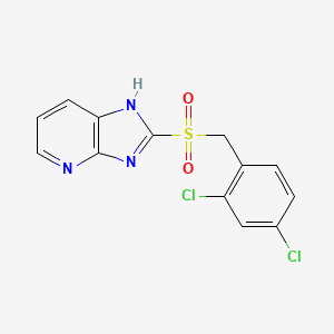 2-[(2,4-dichlorobenzyl)sulfonyl]-3H-imidazo[4,5-b]pyridine