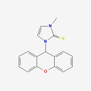 1-methyl-3-(9H-xanthen-9-yl)-1,3-dihydro-2H-imidazole-2-thione