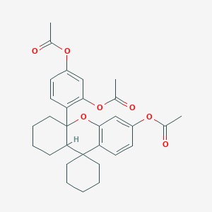 4'A-[2,4-Bis(acetyloxy)phenyl]-1',2',3',4',4'A,9'A-hexahydrospiro[cyclohexane-1,9'-xanthen]-6'-YL acetate