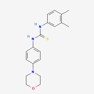 1-(3,4-Dimethylphenyl)-3-[4-(morpholin-4-yl)phenyl]thiourea