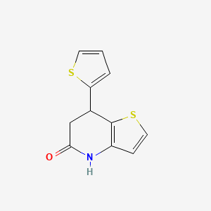 molecular formula C11H9NOS2 B11494626 7-(2-thienyl)-6,7-dihydrothieno[3,2-b]pyridin-5(4H)-one 