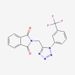 2-({1-[3-(trifluoromethyl)phenyl]-1H-tetrazol-5-yl}methyl)-1H-isoindole-1,3(2H)-dione