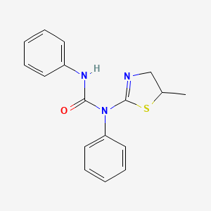 N-(5-Methyl-4,5-dihydro-1,3-thiazol-2-yl)-N,N'-diphenylurea