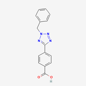 4-(2-benzyl-2H-tetrazol-5-yl)benzoic acid