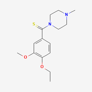 (4-Ethoxy-3-methoxyphenyl)(4-methylpiperazin-1-yl)methanethione