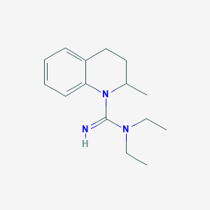 2H-Quinoline-1-carboxamidine, N,N-diethyl-2-methyl-3,4-dihydro-