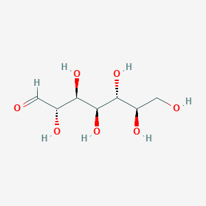 molecular formula C7H14O7 B1149486 (2S,3S,4R,5R,6R)-2,3,4,5,6,7-Hexahydroxyheptanal CAS No. 1961-73-5
