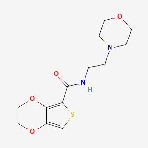 N-[2-(morpholin-4-yl)ethyl]-2,3-dihydrothieno[3,4-b][1,4]dioxine-5-carboxamide