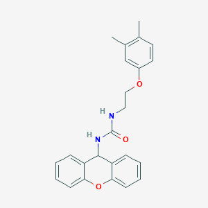 1-[2-(3,4-dimethylphenoxy)ethyl]-3-(9H-xanthen-9-yl)urea