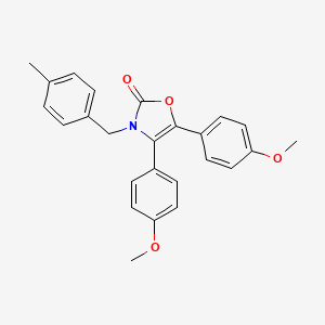 4,5-bis(4-methoxyphenyl)-3-(4-methylbenzyl)-1,3-oxazol-2(3H)-one