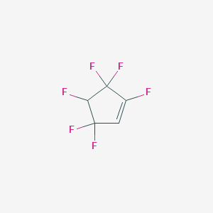 molecular formula C3H4Cl2 B1149550 1,3,3,4,5,5-Hexafluorocyclopentene CAS No. 1006-02-6