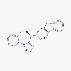 4-(9H-fluoren-2-yl)-5,6-dihydro-4H-pyrrolo[1,2-a][1,4]benzodiazepine