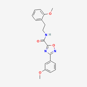 3-(3-methoxyphenyl)-N-[2-(2-methoxyphenyl)ethyl]-1,2,4-oxadiazole-5-carboxamide