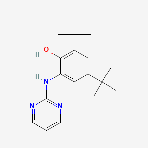 2,4-Di(tert-butyl)-6-(2-pyrimidinylamino)phenol