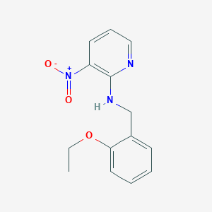 molecular formula C14H15N3O3 B11495970 N-(2-ethoxybenzyl)-3-nitropyridin-2-amine 