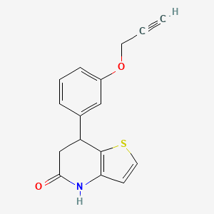 7-[3-(prop-2-yn-1-yloxy)phenyl]-6,7-dihydrothieno[3,2-b]pyridin-5(4H)-one