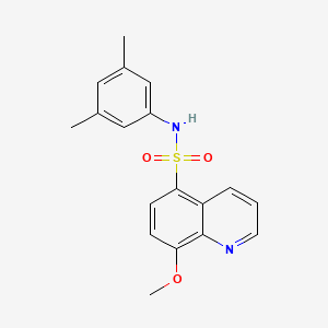 N-(3,5-dimethylphenyl)-8-methoxyquinoline-5-sulfonamide