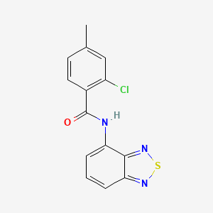 N-(2,1,3-benzothiadiazol-4-yl)-2-chloro-4-methylbenzamide