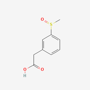 molecular formula C9H10O3S B1149626 3-(Methylsulfinyl)phenylacetic acid CAS No. 102773-06-8