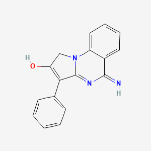 molecular formula C17H13N3O B11496371 5-amino-3-phenylpyrrolo[1,2-a]quinazolin-2(1H)-one 