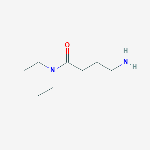 molecular formula C8H18N2O B1149638 4-amino-N,N-diethylbutanamide CAS No. 104970-81-2