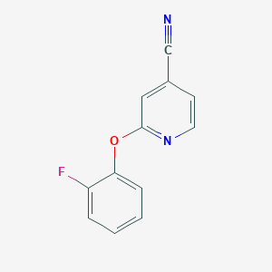 2-(2-Fluorophenoxy)pyridine-4-carbonitrile