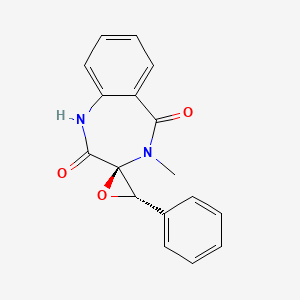 molecular formula C17H14N2O3 B1149668 Cyclopenin CAS No. 19553-26-5