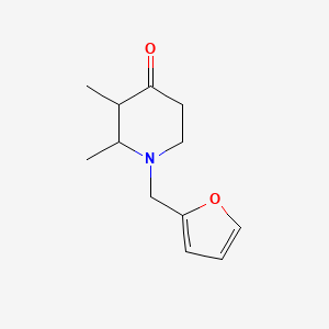 1-(Furan-2-ylmethyl)-2,3-dimethylpiperidin-4-one