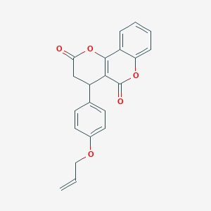 4-[4-(prop-2-en-1-yloxy)phenyl]-3,4-dihydro-2H,5H-pyrano[3,2-c]chromene-2,5-dione