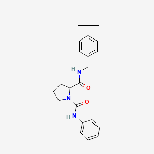 N~2~-(4-tert-butylbenzyl)-N~1~-phenylpyrrolidine-1,2-dicarboxamide