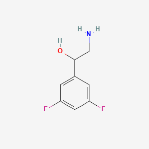 molecular formula C8H9F2NO B1149697 2-Amino-1-(3,5-difluorophenyl)ethanol CAS No. 133562-33-1