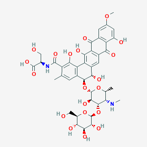 molecular formula C41H46N2O20 B114970 普拉迪米辛 FL CAS No. 144556-98-9