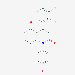 4-(2,3-dichlorophenyl)-1-(4-fluorophenyl)-4,6,7,8-tetrahydroquinoline-2,5(1H,3H)-dione