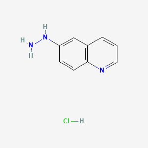 molecular formula C9H10ClN3 B1149731 6-Hydrazinylquinoline hydrochloride CAS No. 103755-52-8