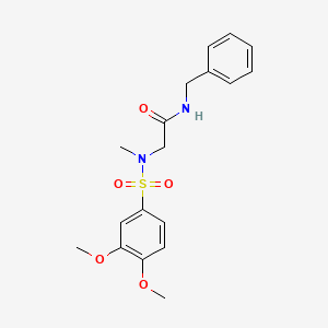 N-Benzyl-2-(N-methyl3,4-dimethoxybenzenesulfonamido)acetamide