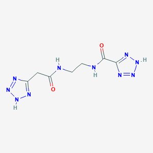 N-{2-[(2H-tetrazol-5-ylacetyl)amino]ethyl}-2H-tetrazole-5-carboxamide