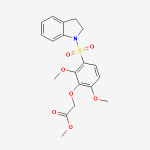 methyl [3-(2,3-dihydro-1H-indol-1-ylsulfonyl)-2,6-dimethoxyphenoxy]acetate