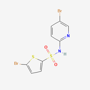 5-bromo-N-(5-bromopyridin-2-yl)thiophene-2-sulfonamide