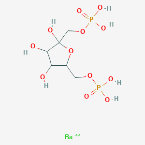 Barium--1,6-di-O-phosphonohex-2-ulofuranose (1/1)