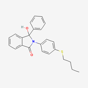 2-[4-(butylsulfanyl)phenyl]-3-hydroxy-3-phenyl-2,3-dihydro-1H-isoindol-1-one