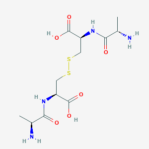 molecular formula C9H17N3O5S2 B1149740 L-半胱氨酸，L-丙氨酰-，双分子（2-->2'）-二硫化物 CAS No. 115888-13-6