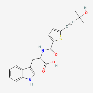 N-{[5-(3-hydroxy-3-methylbut-1-yn-1-yl)thiophen-2-yl]carbonyl}tryptophan